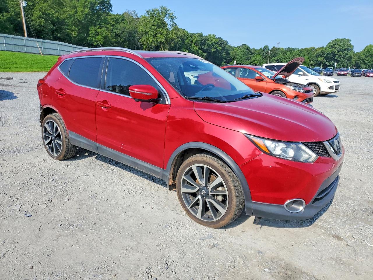 2018 Nissan Rogue Sport Sl Бордовый vin: JN1BJ1CP5JW196796