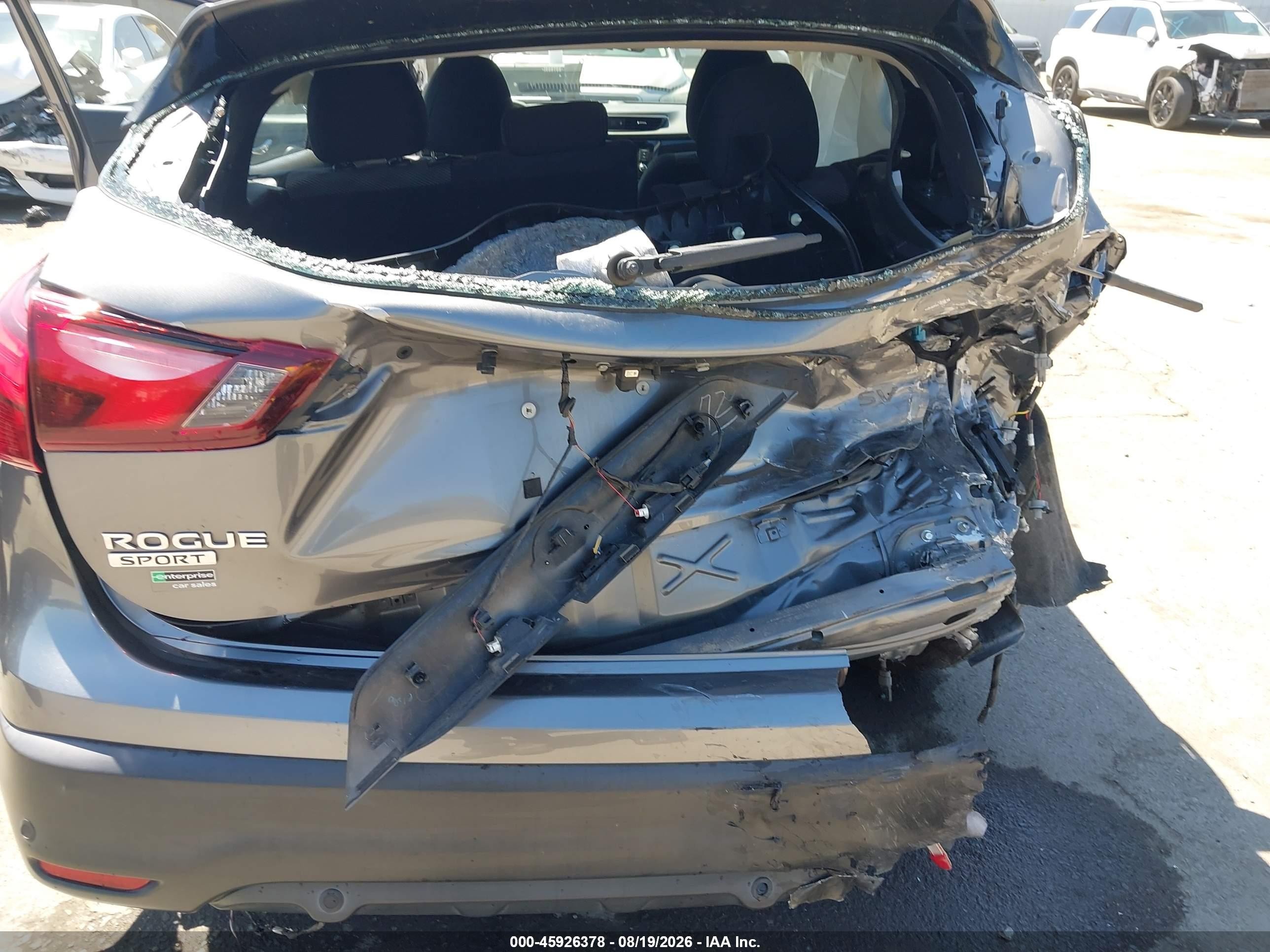 2019 Nissan Rogue Sport Sv Gray vin: JN1BJ1CP7KW240086