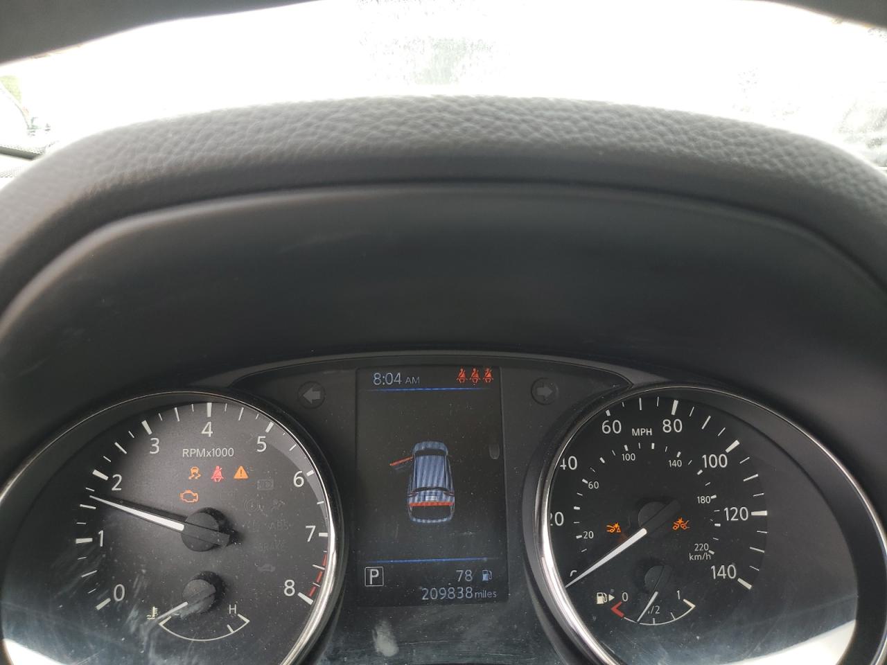2020 Nissan Rogue Sport S Черный vin: JN1BJ1CV0LW282504 Damage: Warning Light - Engine, On, Unacceptable