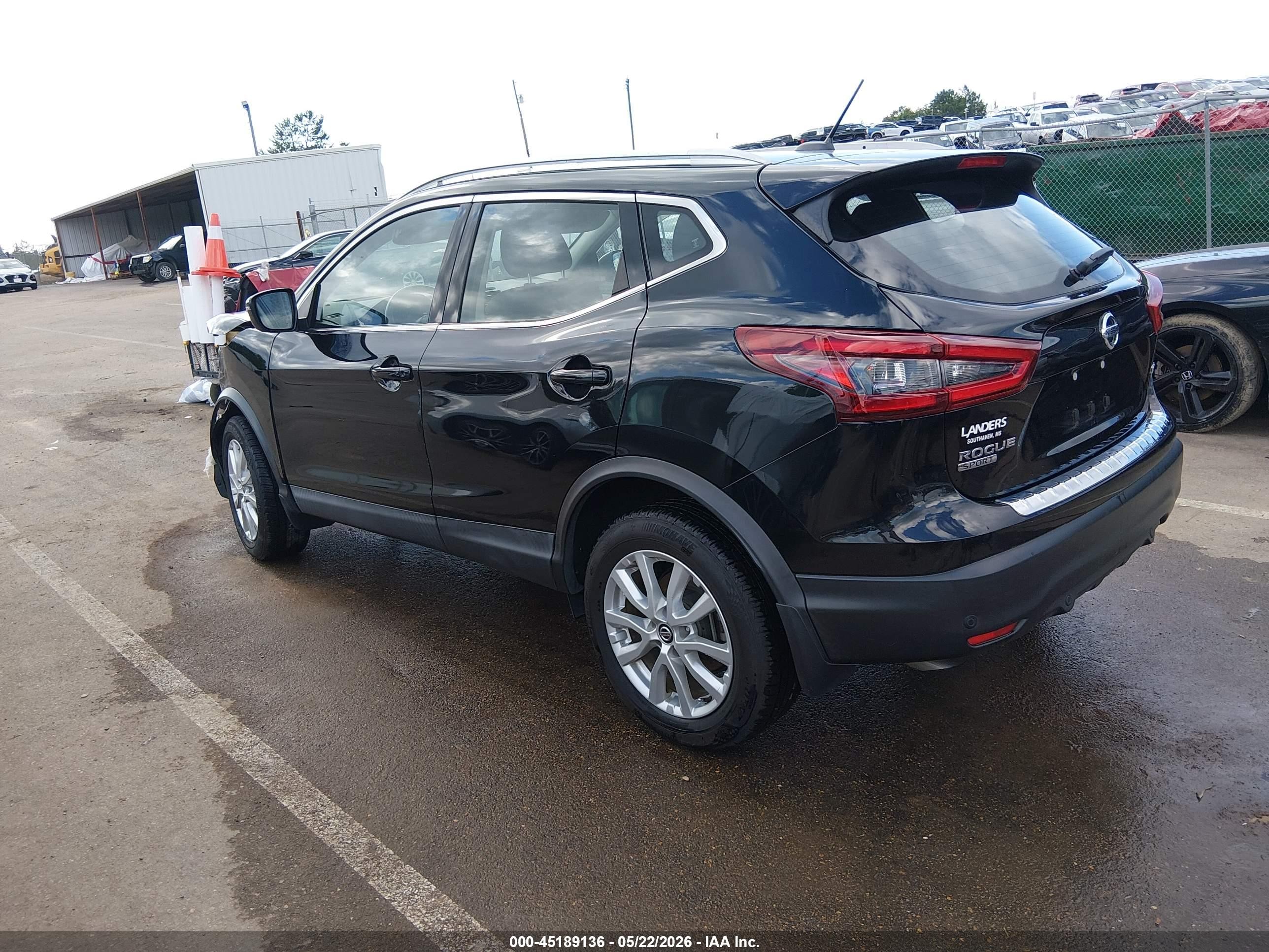 2020 Nissan Rogue Sport Sv Fwd Xtronic Cvt Black vin: JN1BJ1CV2LW552333