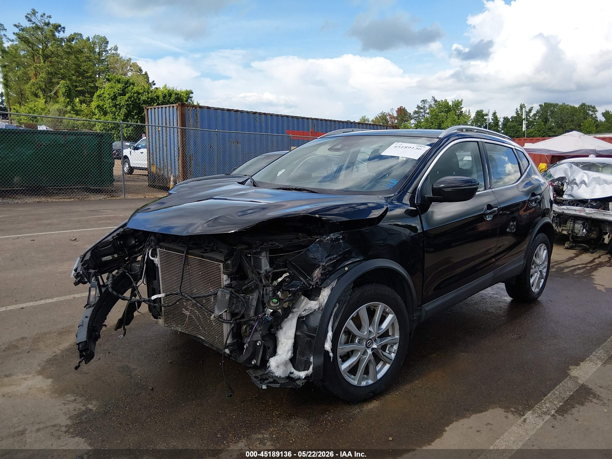 2020 Nissan Rogue Sport Sv Fwd Xtronic Cvt Black vin: JN1BJ1CV2LW552333