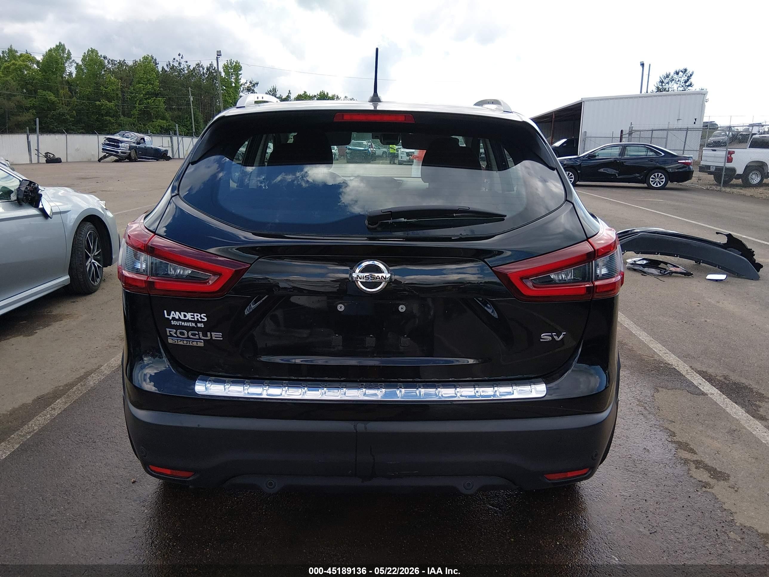 2020 Nissan Rogue Sport Sv Fwd Xtronic Cvt Black vin: JN1BJ1CV2LW552333