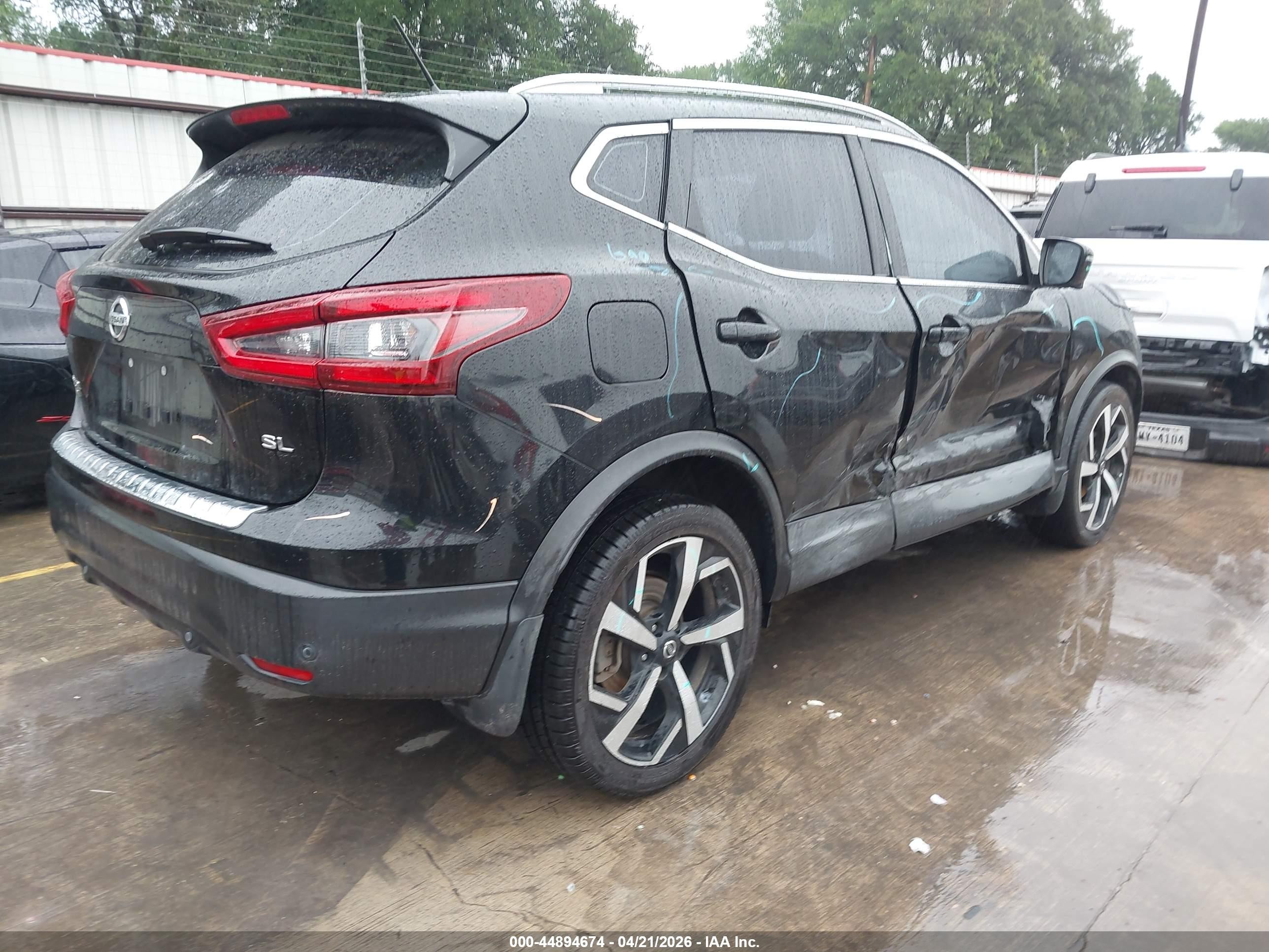 2020 Nissan Rogue Sport Sl Fwd Xtronic Cvt Черный vin: JN1BJ1CV3LW253188