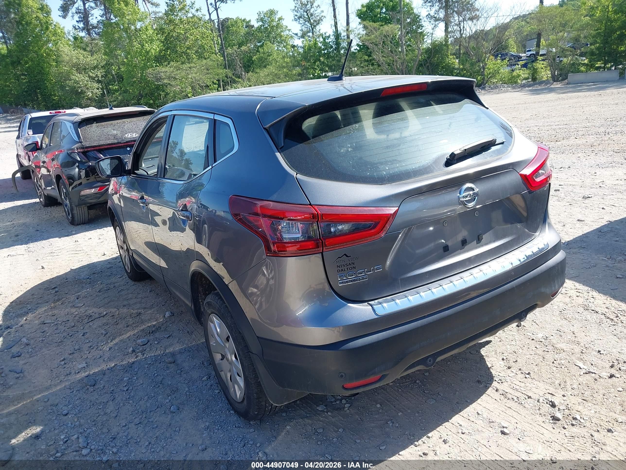 2020 Nissan Rogue Sport S Fwd Xtronic Cvt Gray vin: JN1BJ1CV9LW262137