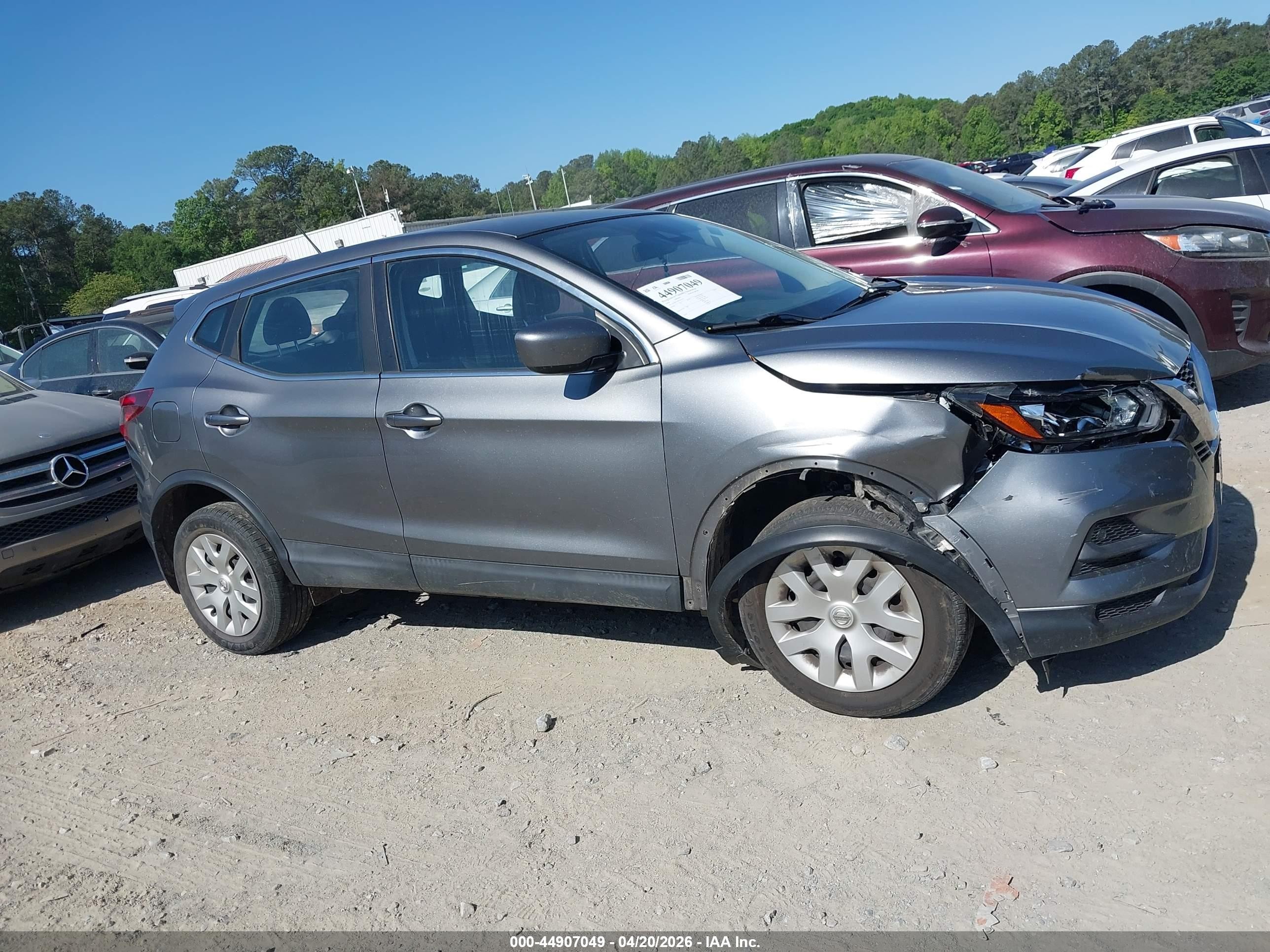 2020 Nissan Rogue Sport S Fwd Xtronic Cvt Gray vin: JN1BJ1CV9LW262137