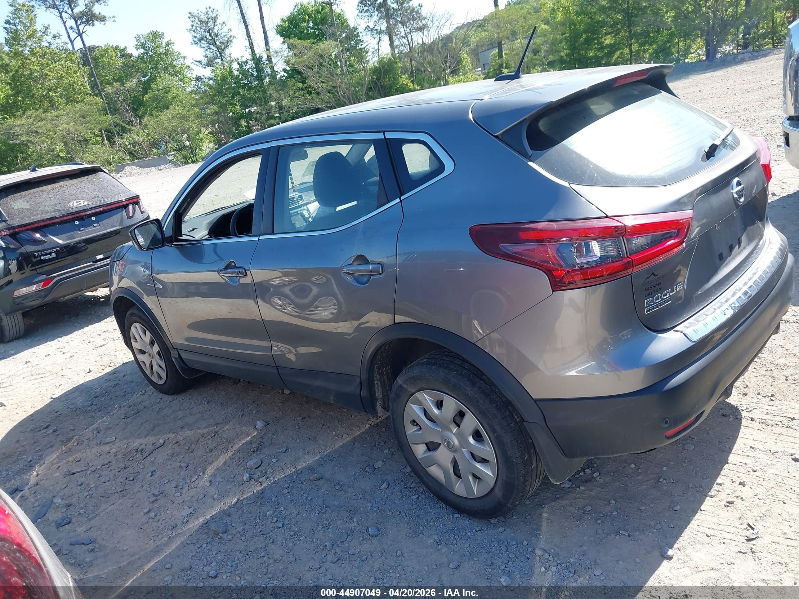 2020 Nissan Rogue Sport S Fwd Xtronic Cvt Gray vin: JN1BJ1CV9LW262137