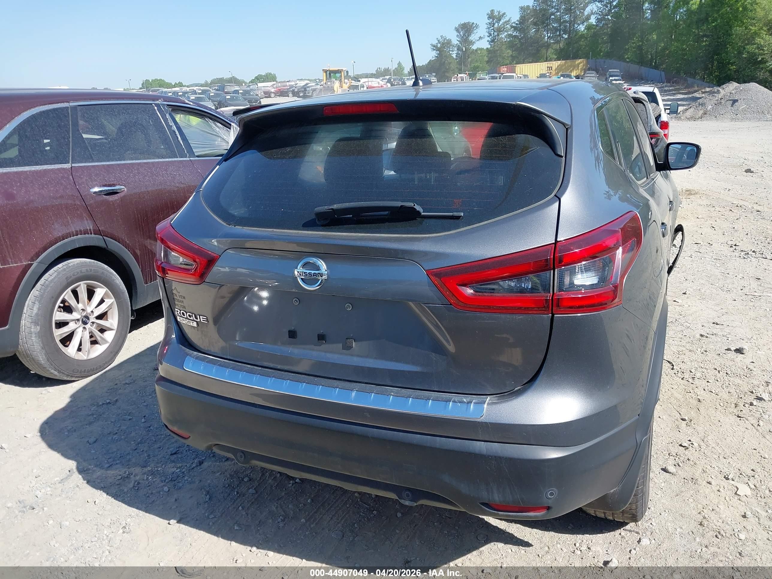 2020 Nissan Rogue Sport S Fwd Xtronic Cvt Gray vin: JN1BJ1CV9LW262137