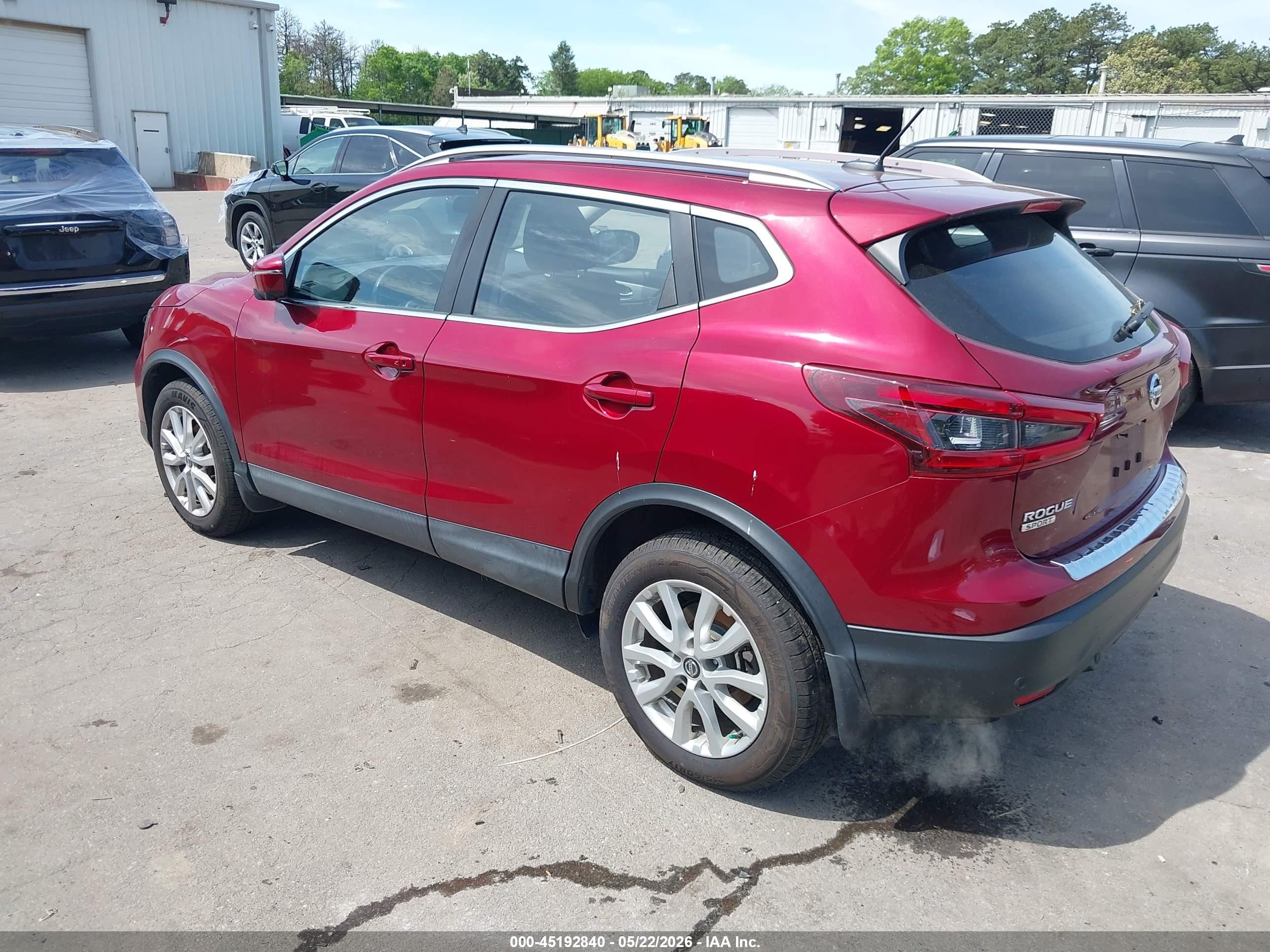 2020 Nissan Rogue Sport Sv Awd Xtronic Cvt Red vin: JN1BJ1CW6LW366318