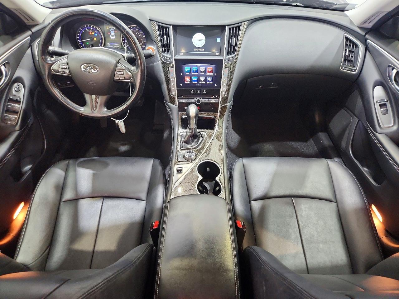 2014 Infiniti Q50 Base Black vin: JN1BV7AP0EM671010
