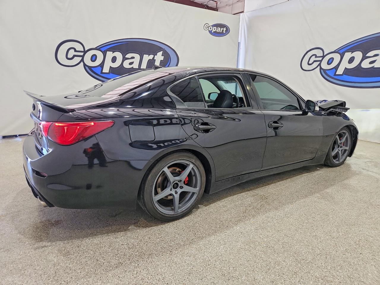 2014 Infiniti Q50 Base Black vin: JN1BV7AP0EM671010