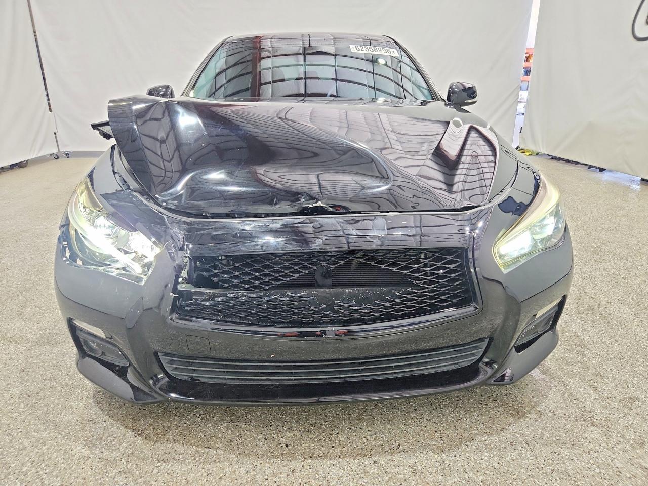 2014 Infiniti Q50 Base Black vin: JN1BV7AP0EM671010