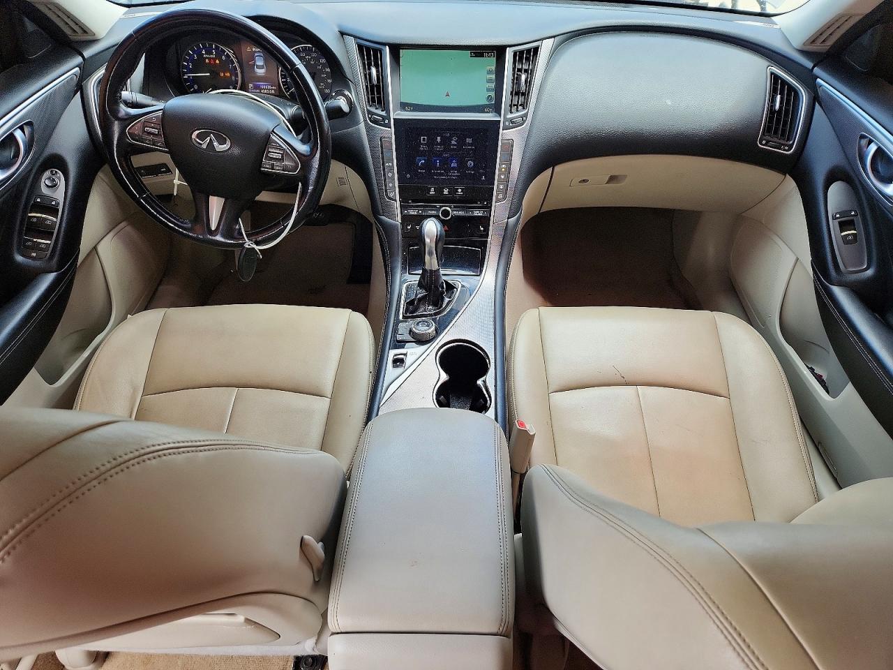 2014 Infiniti Q50 Base Gray vin: JN1BV7AP0EM672772