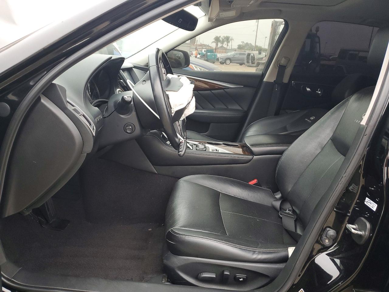 2014 Infiniti Q50 Base Black vin: JN1BV7AP0EM673467