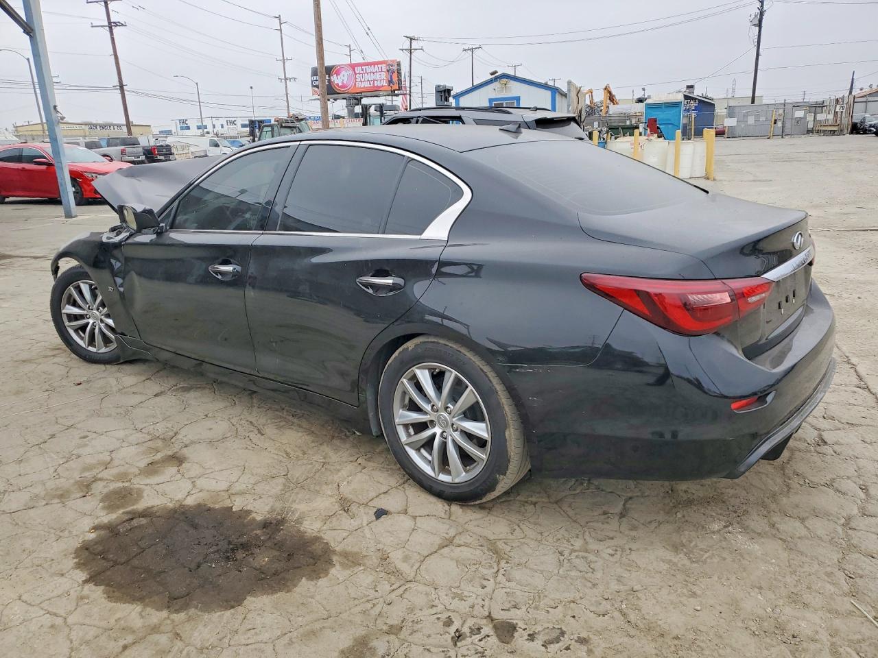 2014 Infiniti Q50 Base Black vin: JN1BV7AP0EM673467