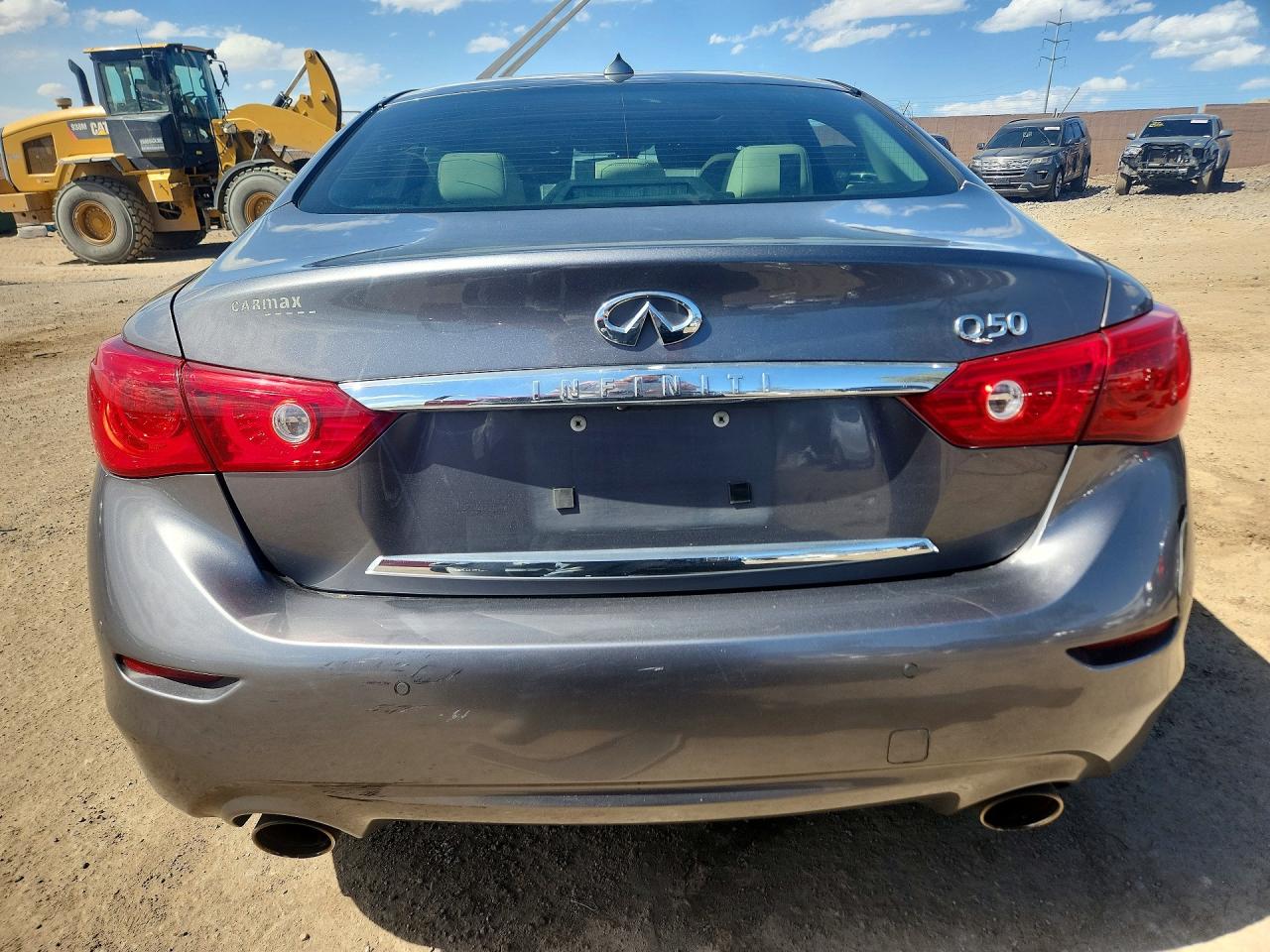 2014 Infiniti Q50 Premium Gray vin: JN1BV7AP0EM676935