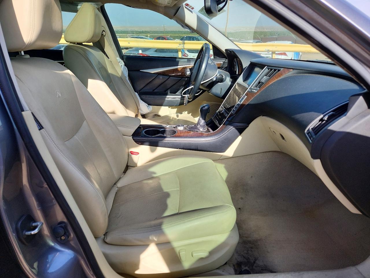 2014 Infiniti Q50 Premium Gray vin: JN1BV7AP0EM676935