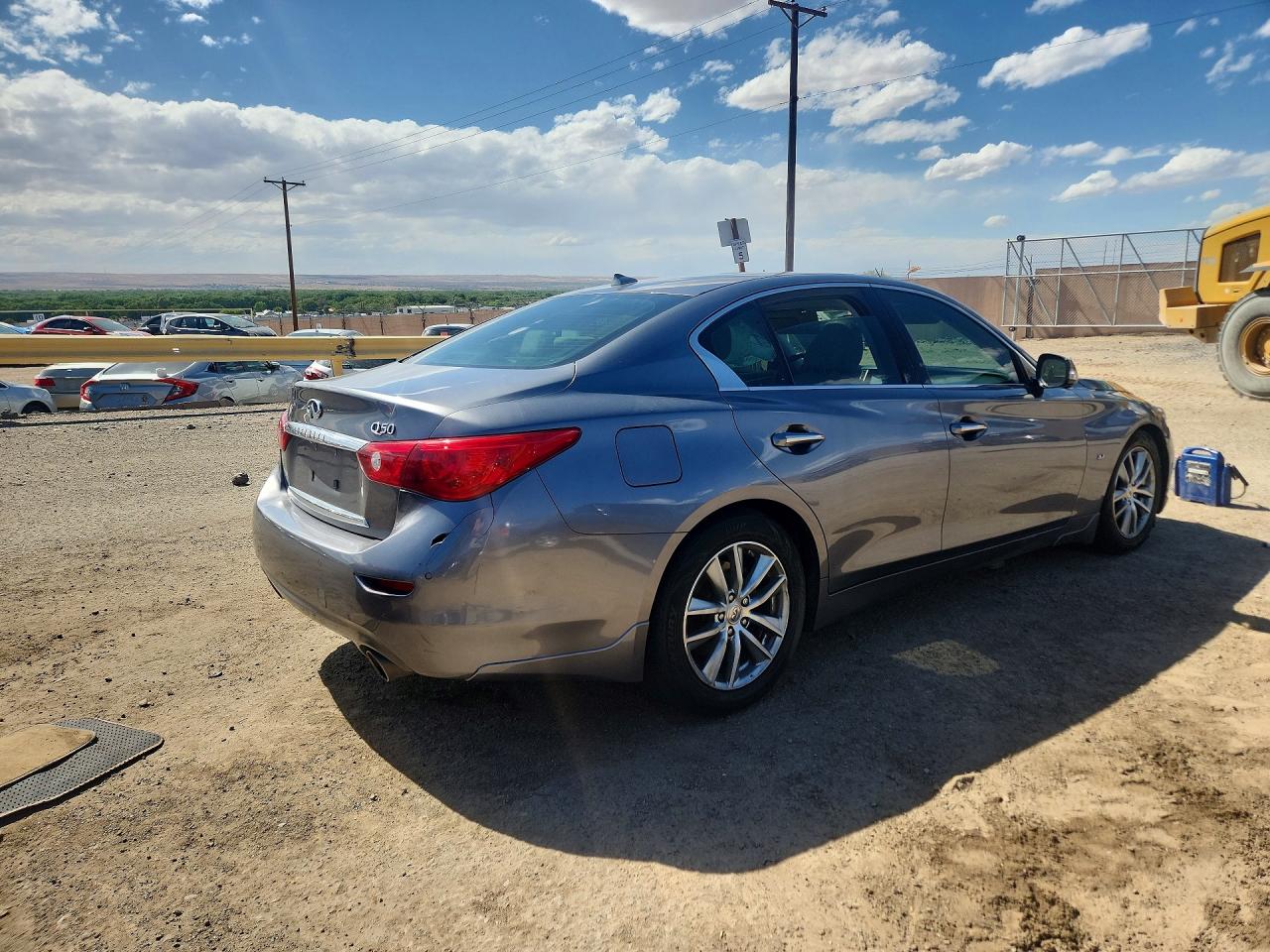 2014 Infiniti Q50 Premium Gray vin: JN1BV7AP0EM676935