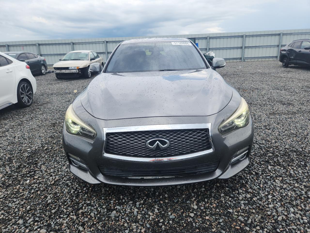 2015 Infiniti Q50 Base Silver vin: JN1BV7AP0FM331227