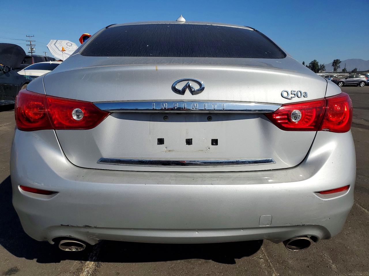 2015 Infiniti Q50 Base Silver vin: JN1BV7AP0FM333687