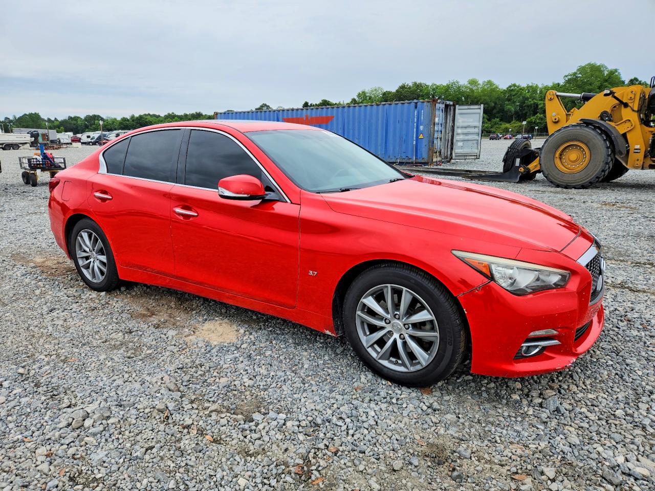 2015 Infiniti Q50 Base Red vin: JN1BV7AP0FM337772