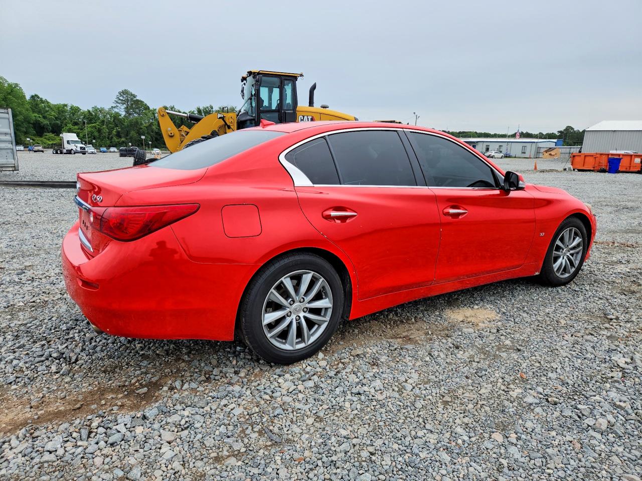 2015 Infiniti Q50 Base Red vin: JN1BV7AP0FM337772
