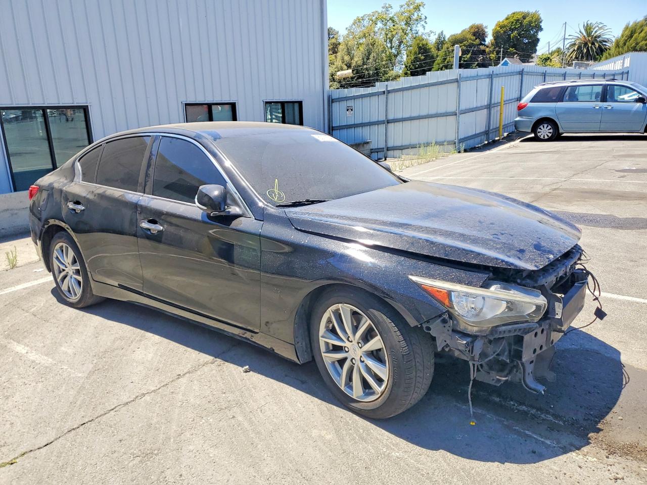 2015 Infiniti Q50 Base Black vin: JN1BV7AP0FM345483