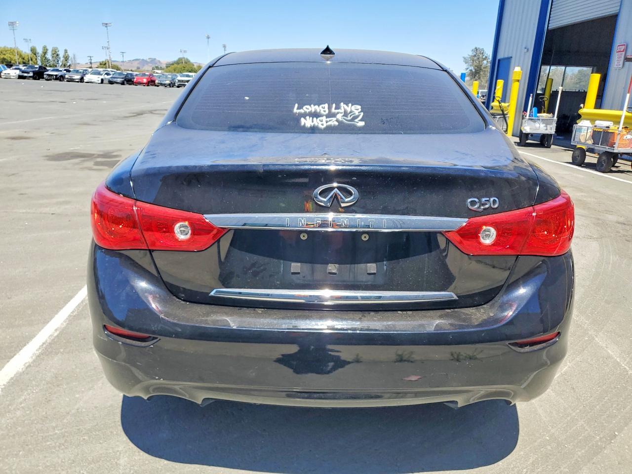 2015 Infiniti Q50 Base Black vin: JN1BV7AP0FM345483