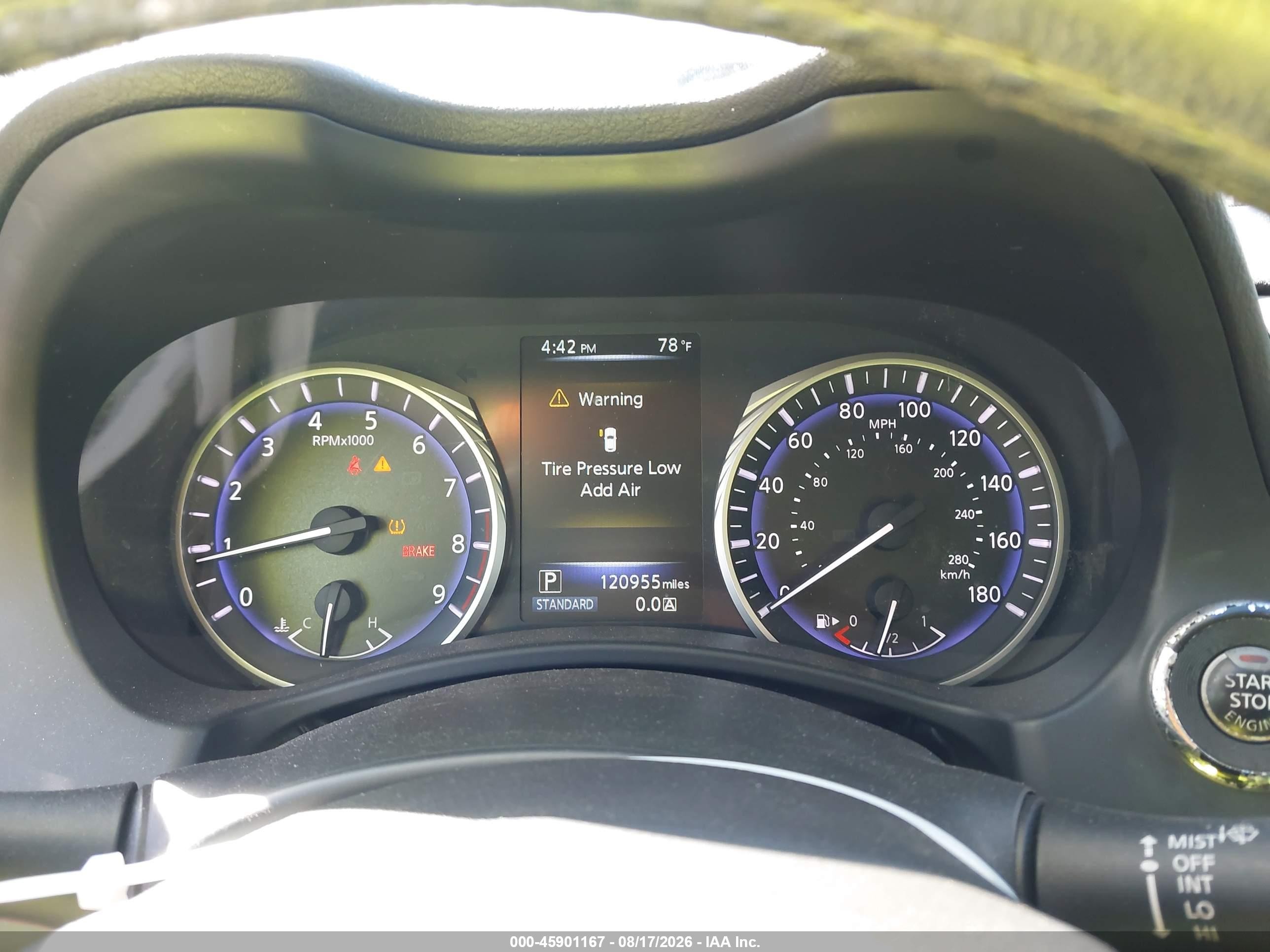 2015 Infiniti Q50 Premium Red vin: JN1BV7AP0FM350747