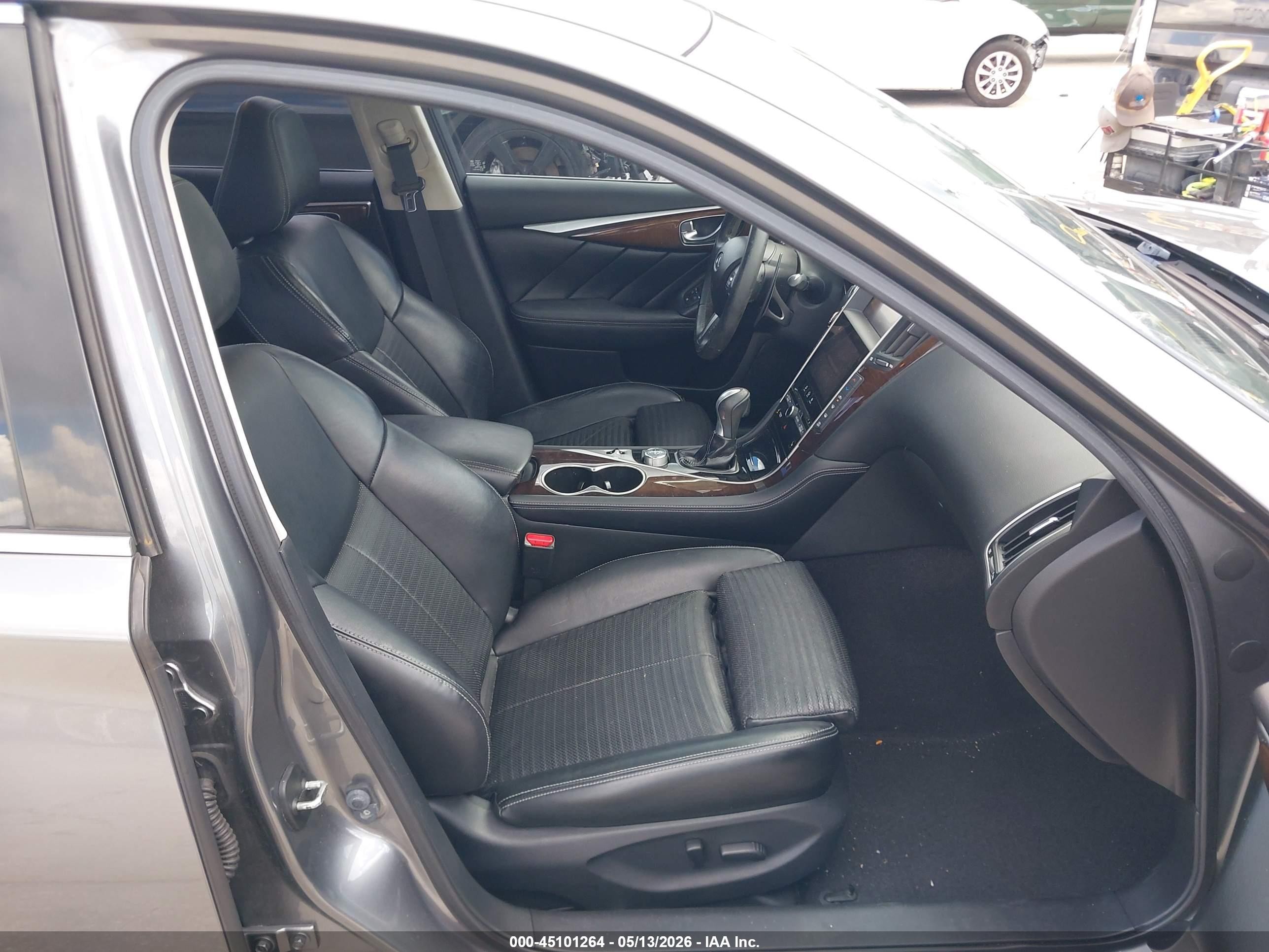 2015 Infiniti Q50 Sport Gray vin: JN1BV7AP0FM353065