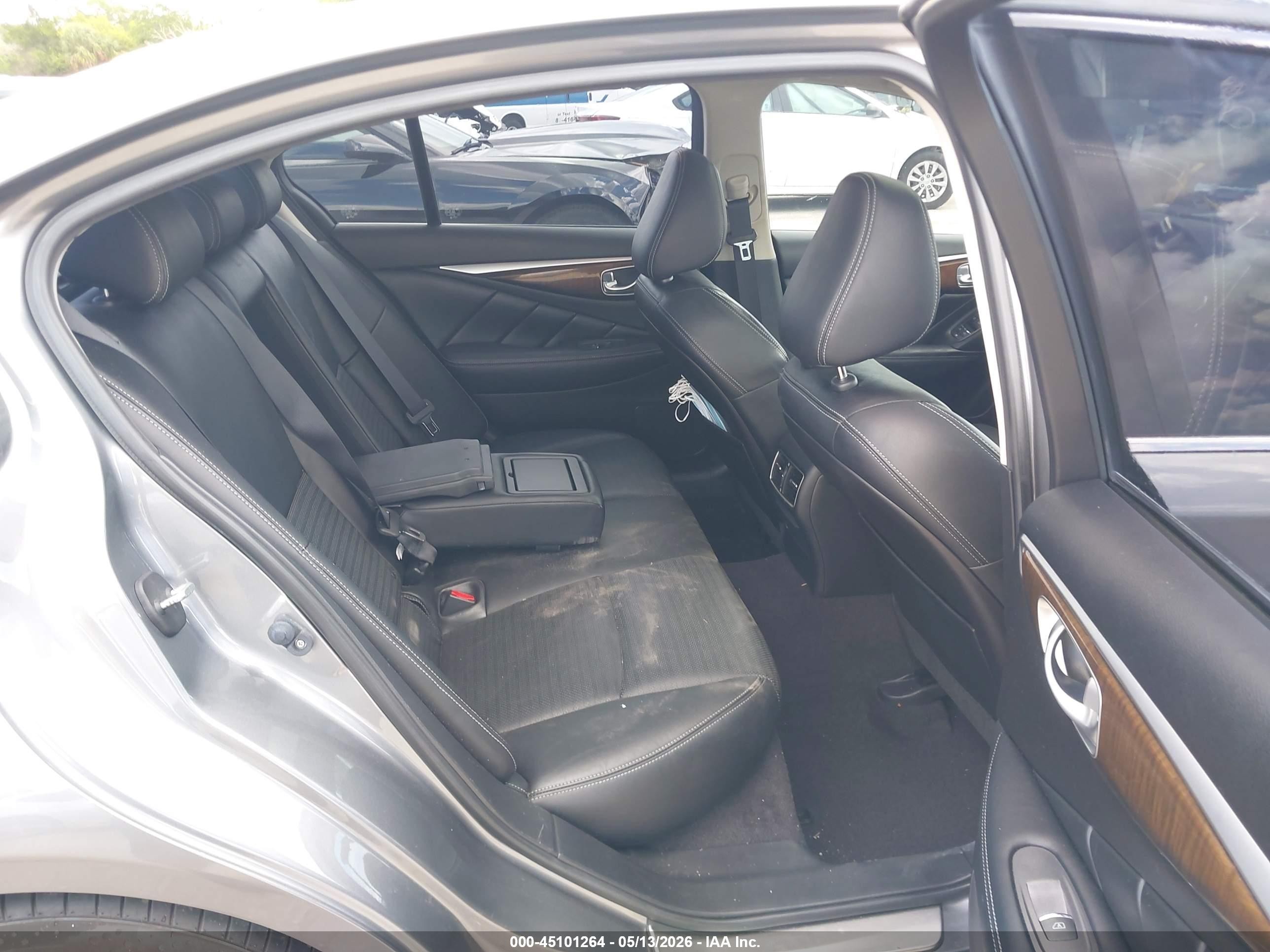2015 Infiniti Q50 Sport Gray vin: JN1BV7AP0FM353065