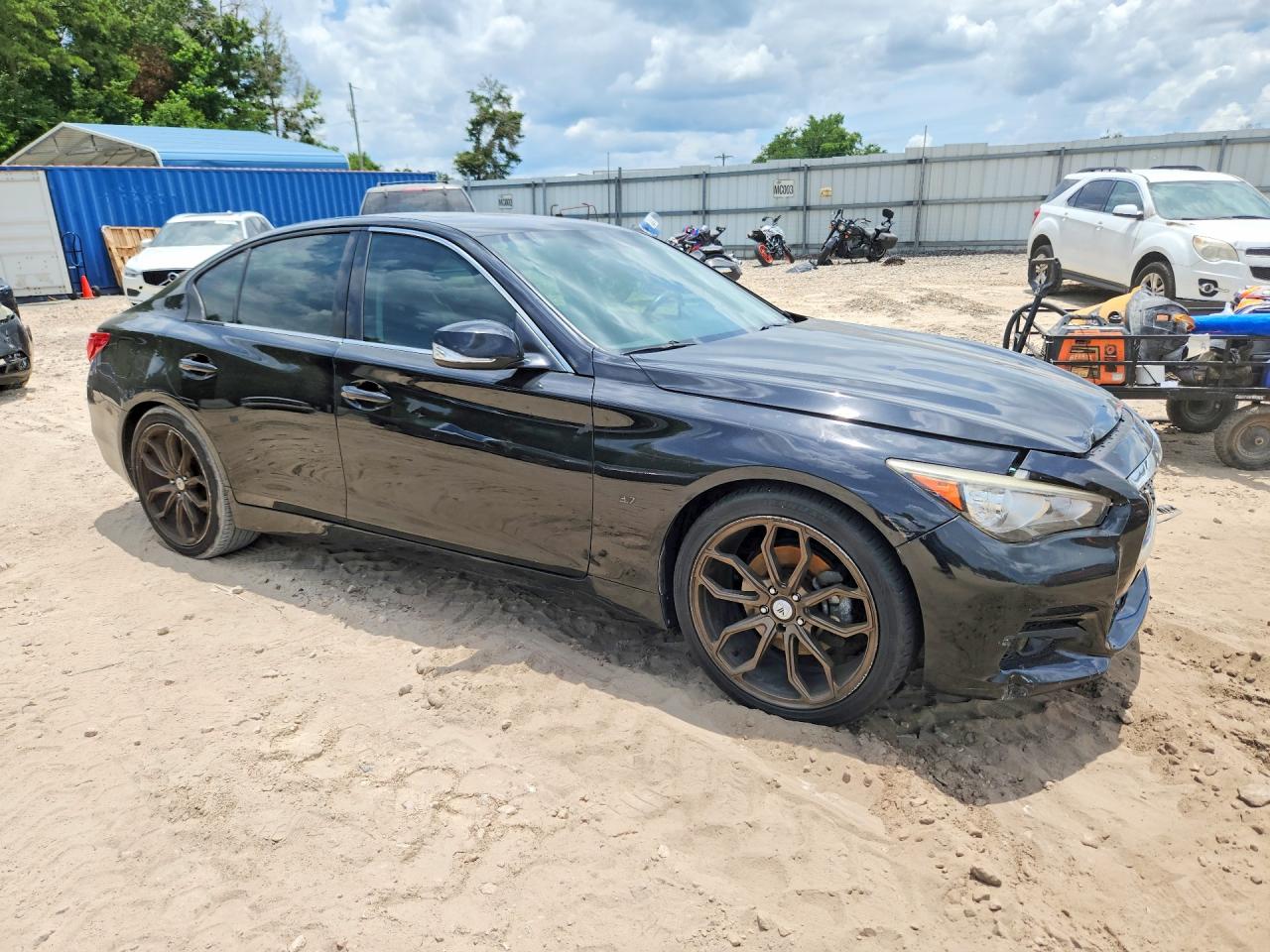 2015 Infiniti Q50 Black vin: JN1BV7AP0FM356774