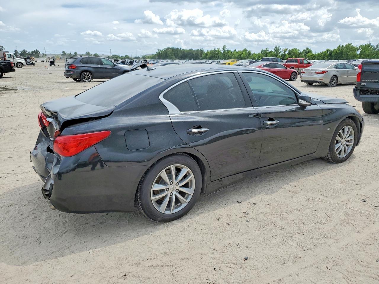 2014 Infiniti Q50 Premium Black vin: JN1BV7AP1EM679715