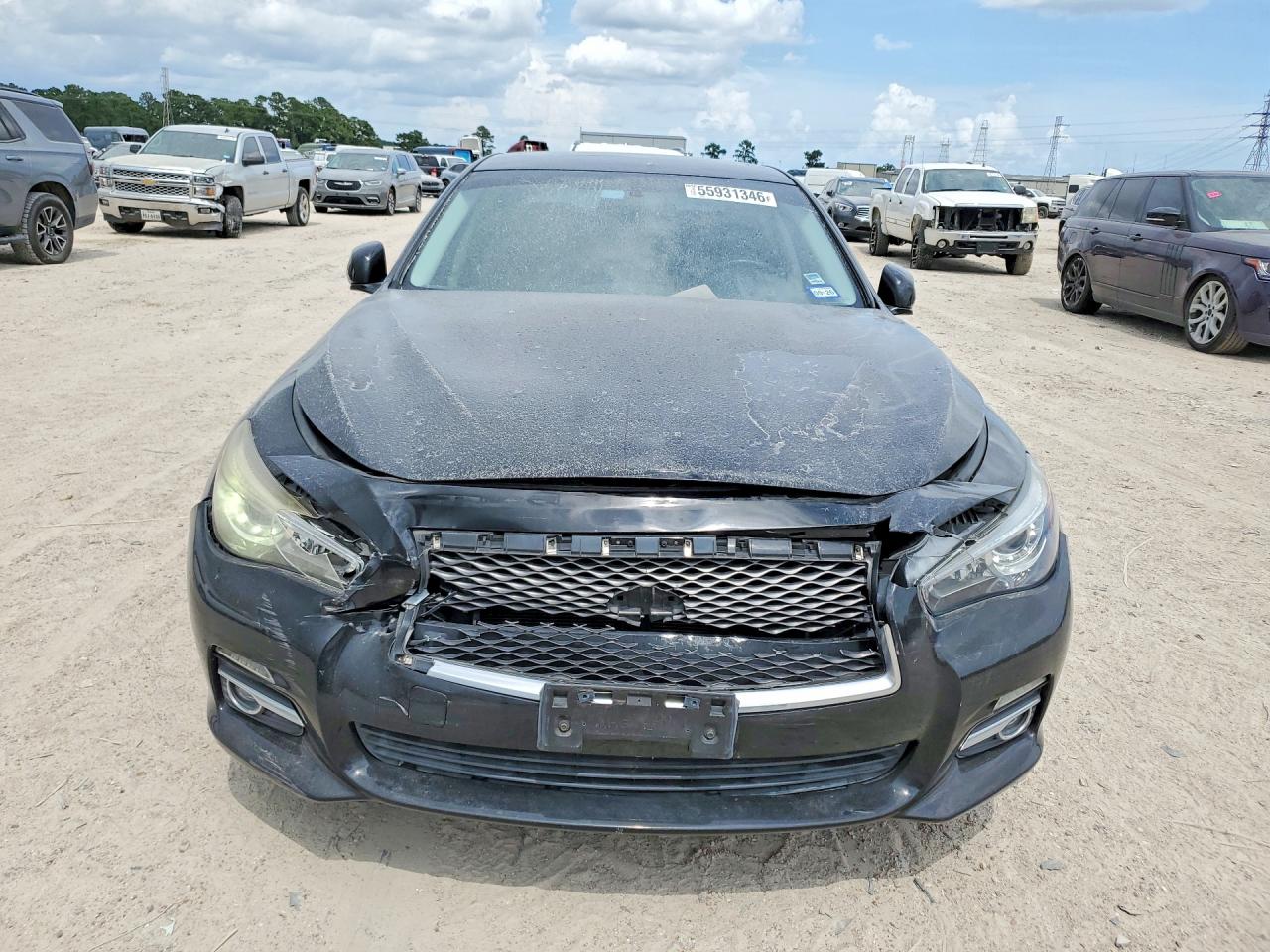 2014 Infiniti Q50 Premium Black vin: JN1BV7AP1EM679715