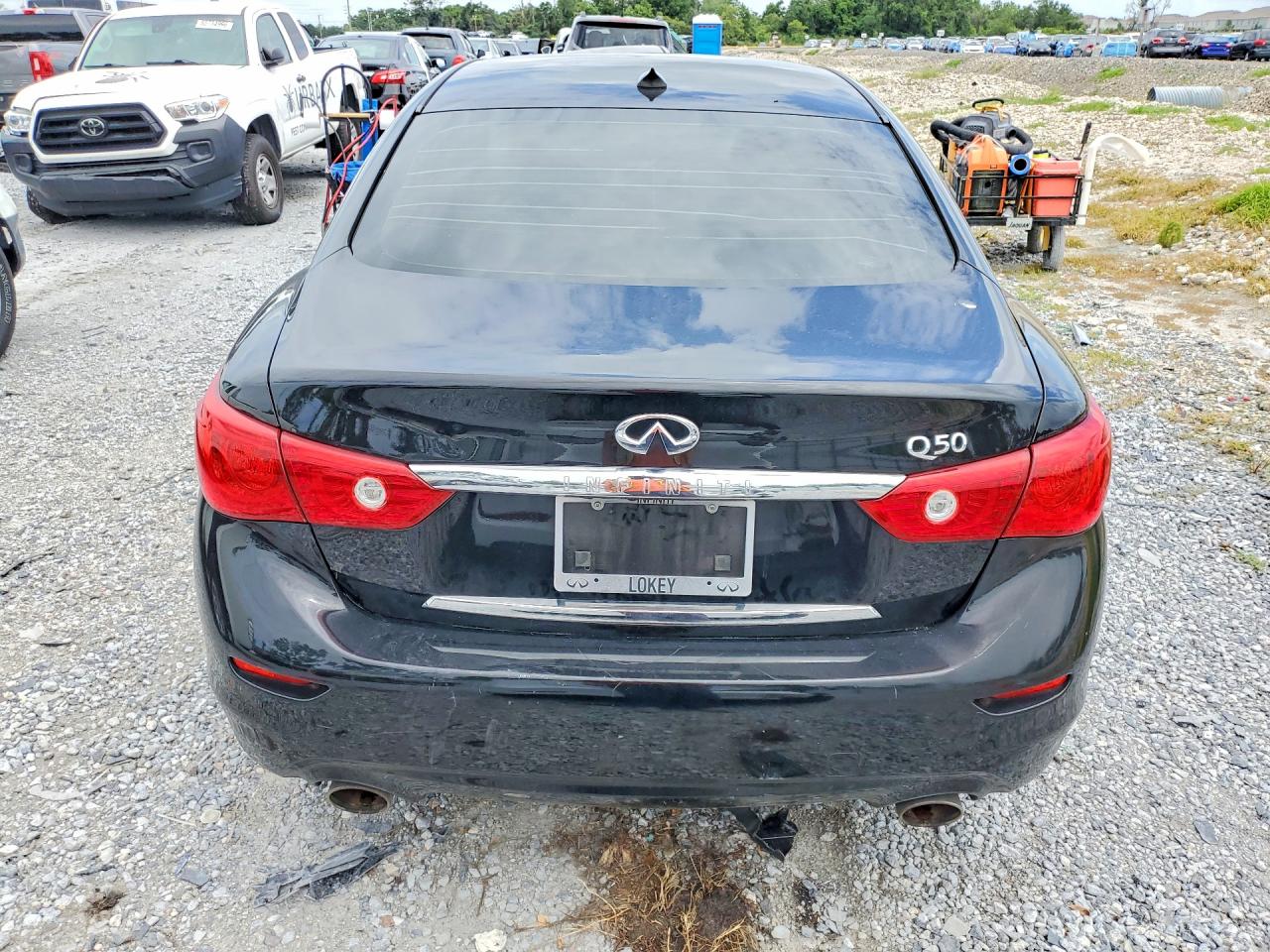 2014 Infiniti Q50 Base Black vin: JN1BV7AP1EM682467