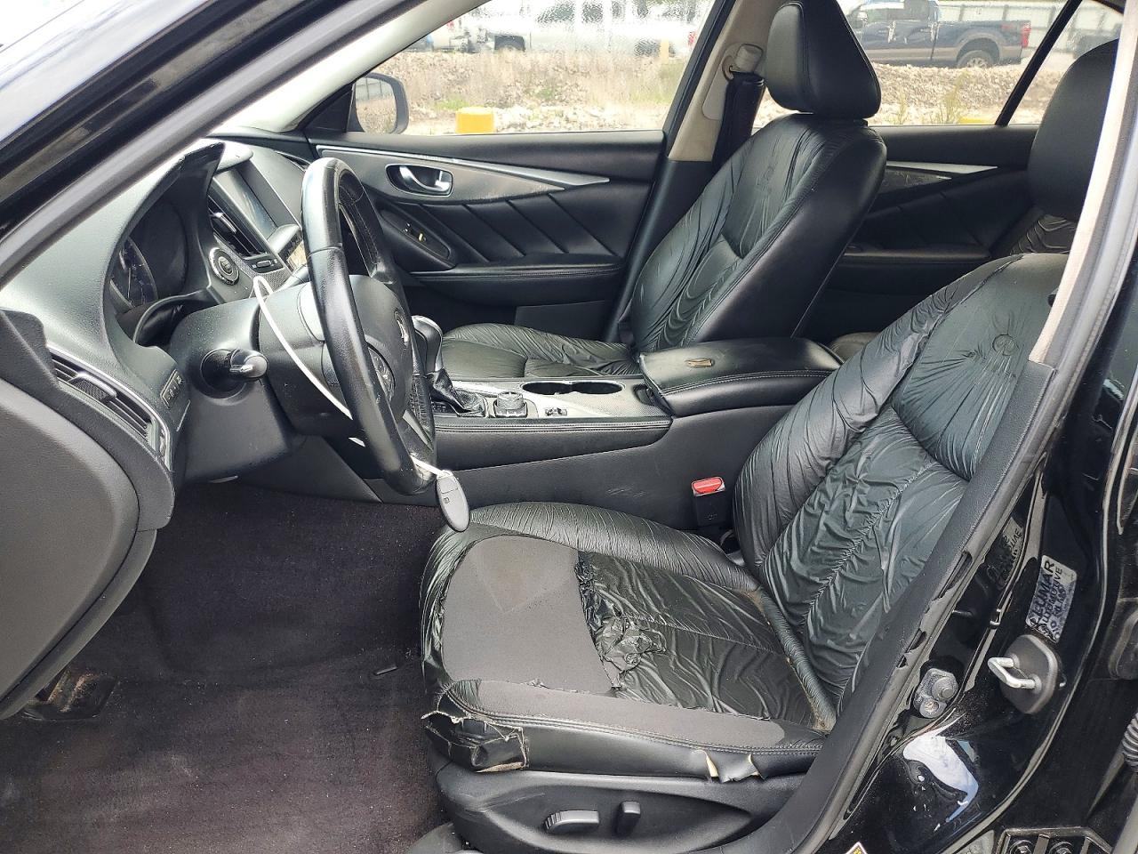 2014 Infiniti Q50 Base Black vin: JN1BV7AP1EM682467