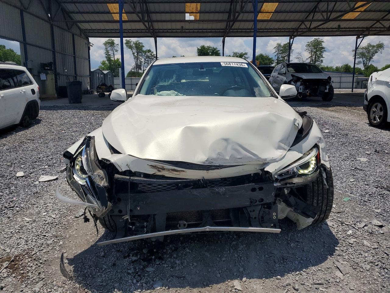 2014 Infiniti Q50 Base White vin: JN1BV7AP1EM688009