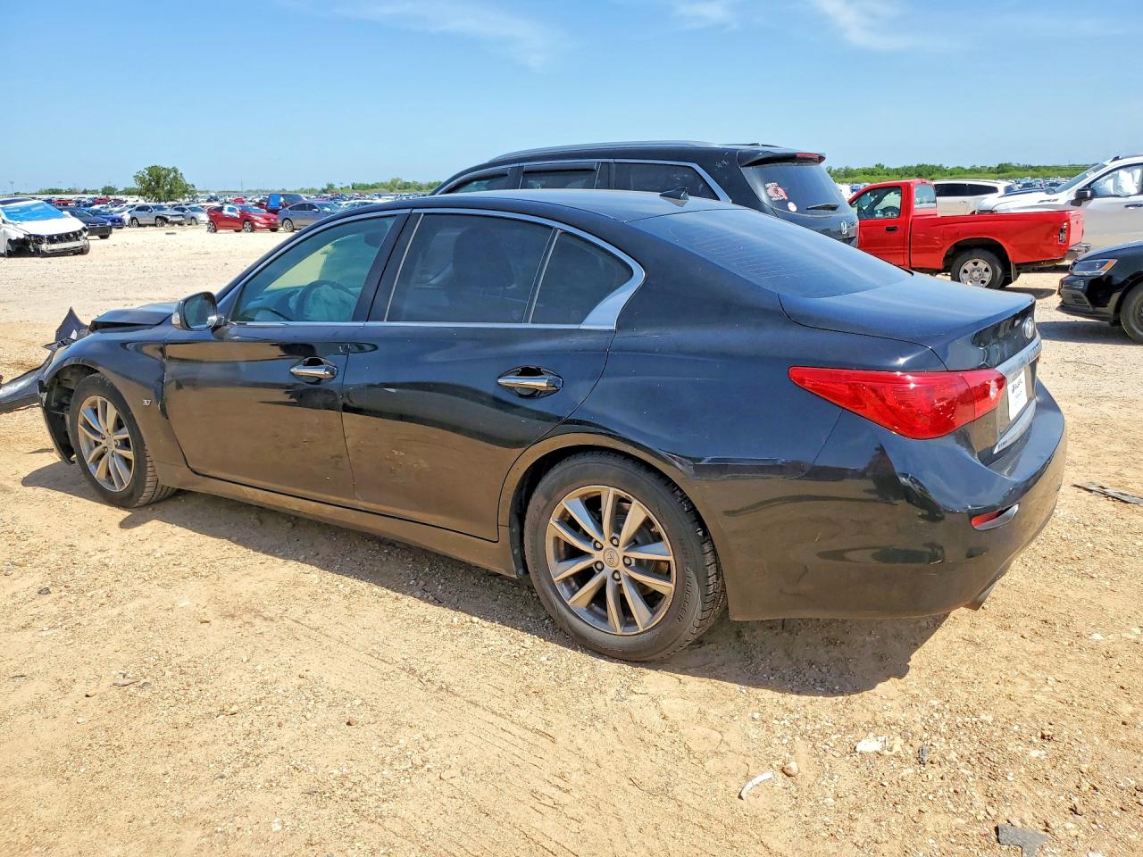 2014 Infiniti Q50 Black vin: JN1BV7AP1EM691203