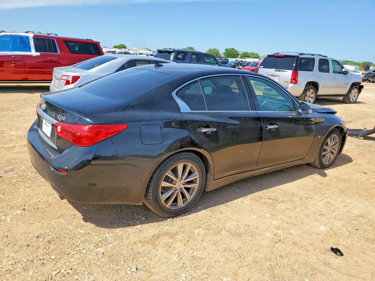 2014 Infiniti Q50 Black vin: JN1BV7AP1EM691203
