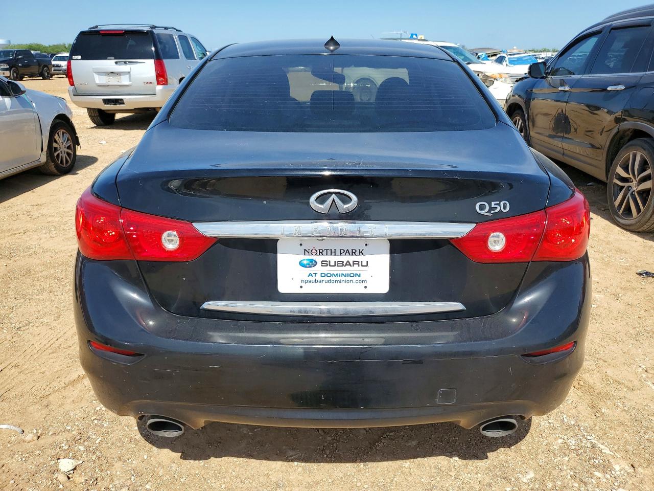 2014 Infiniti Q50 Black vin: JN1BV7AP1EM691203