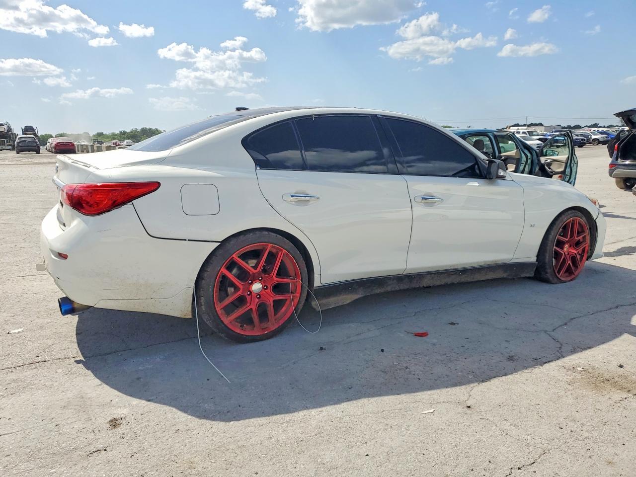 2014 Infiniti Q50 Base Белый vin: JN1BV7AP1EM692707