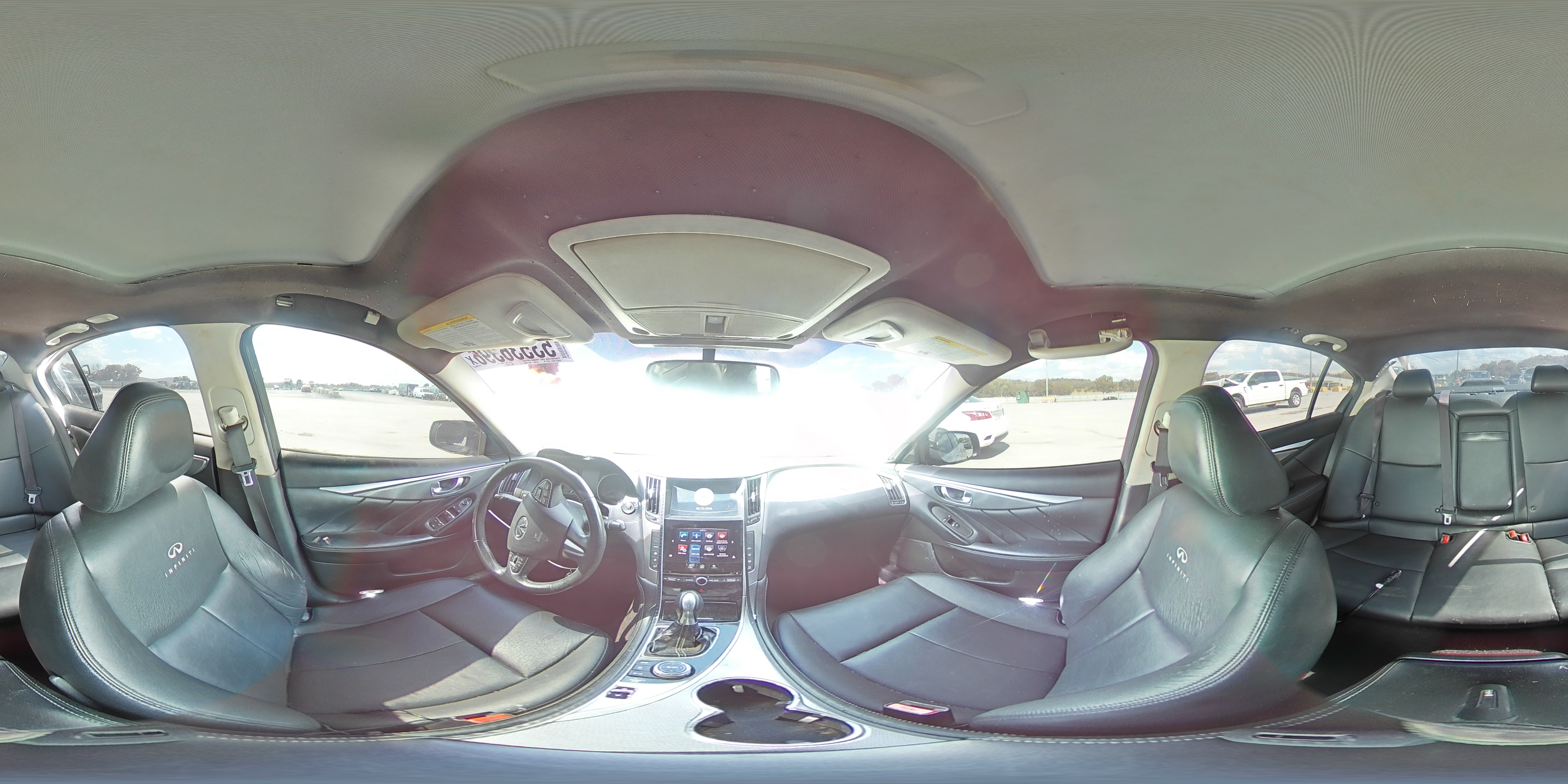 2014 Infiniti Q50 Base Белый vin: JN1BV7AP1EM692707