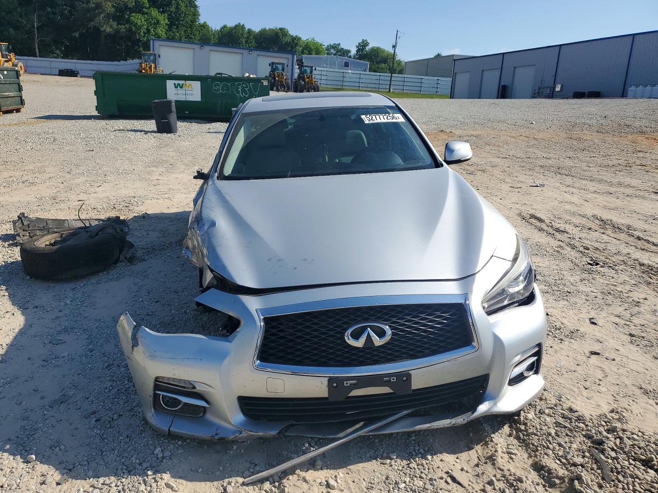 2015 Infiniti Q50 Premium Silver vin: JN1BV7AP1FM330359