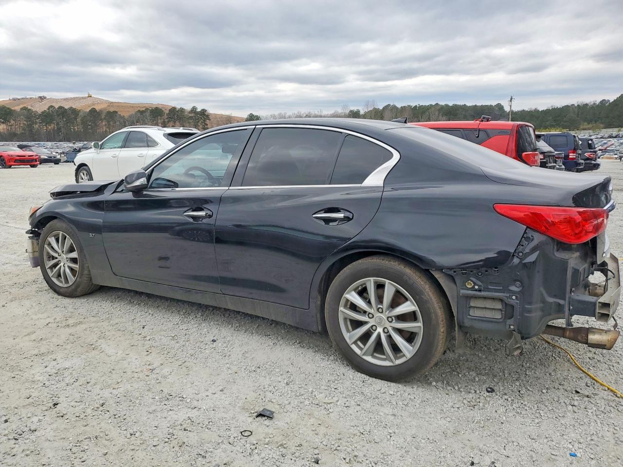 2015 Infiniti Q50 Base Black vin: JN1BV7AP1FM331804
