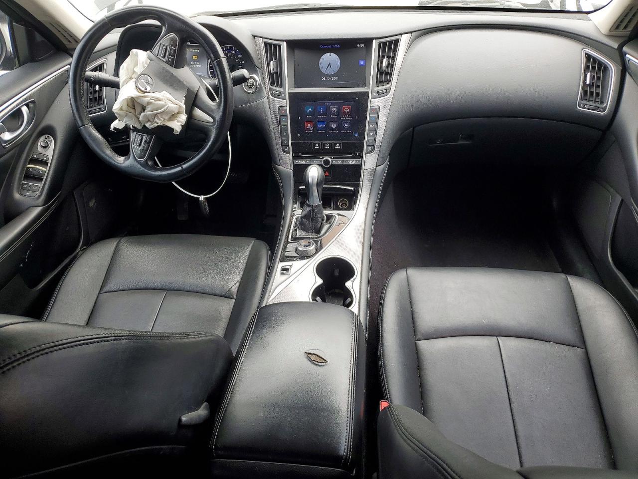 2015 Infiniti Q50 Base Black vin: JN1BV7AP1FM331804