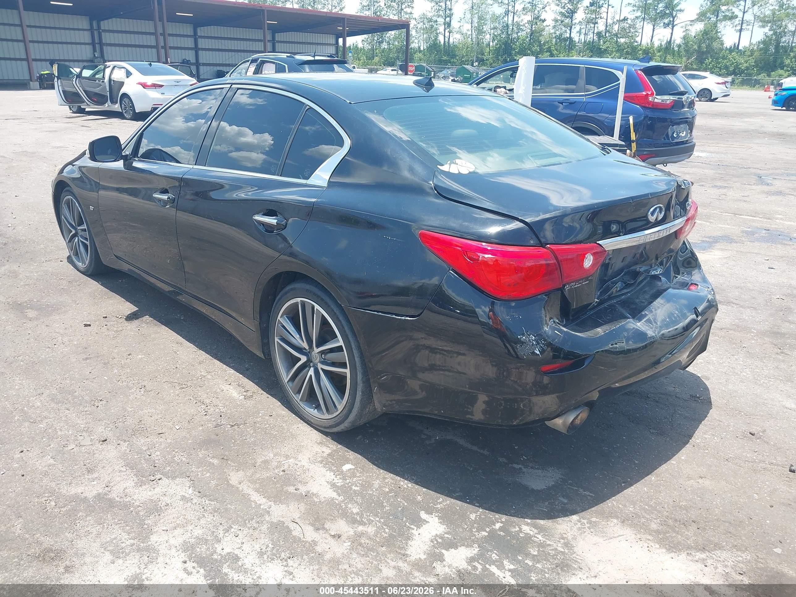 2015 Infiniti Q50 Premium/sport Black vin: JN1BV7AP1FM336498