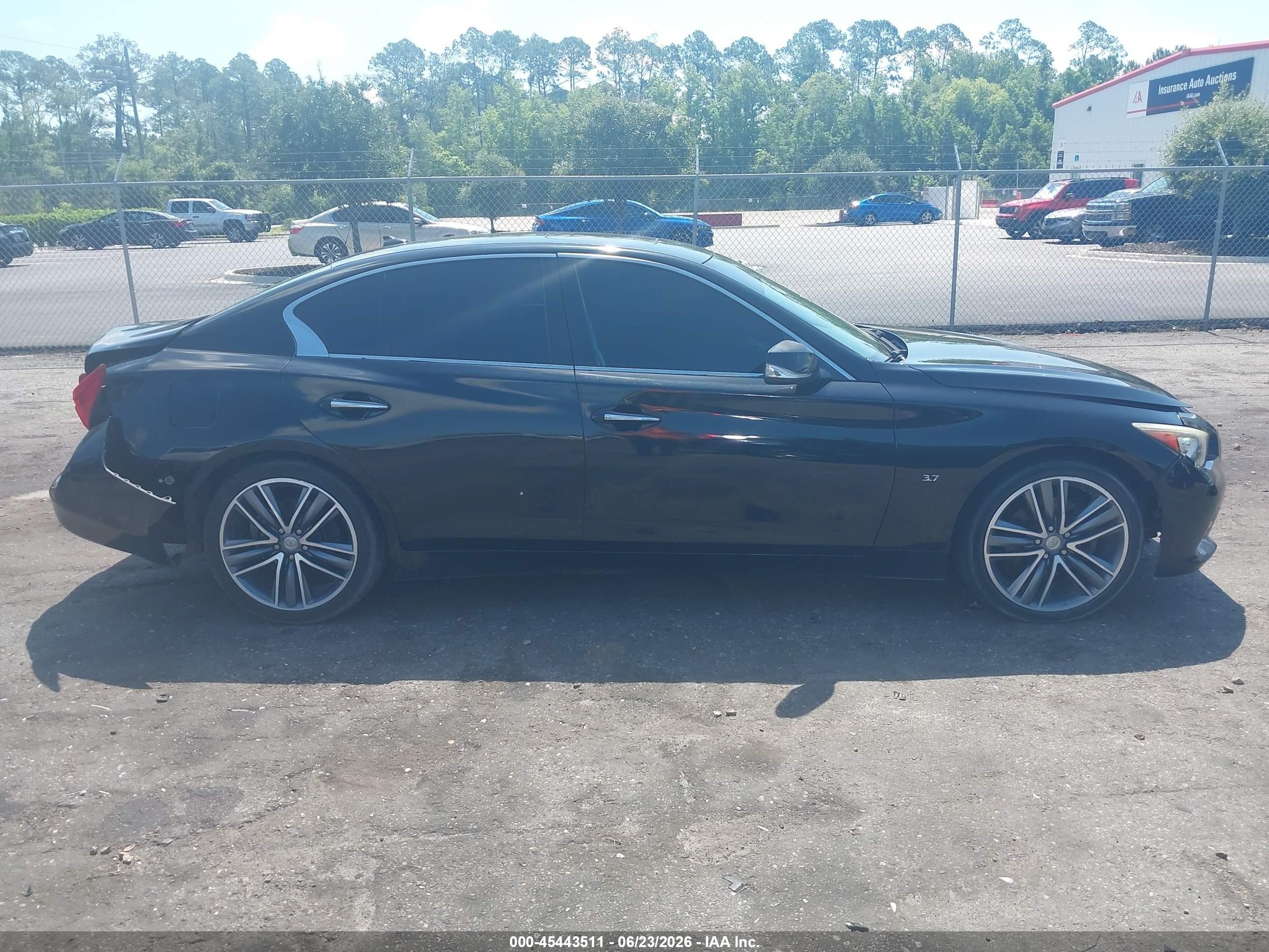 2015 Infiniti Q50 Premium/sport Black vin: JN1BV7AP1FM336498