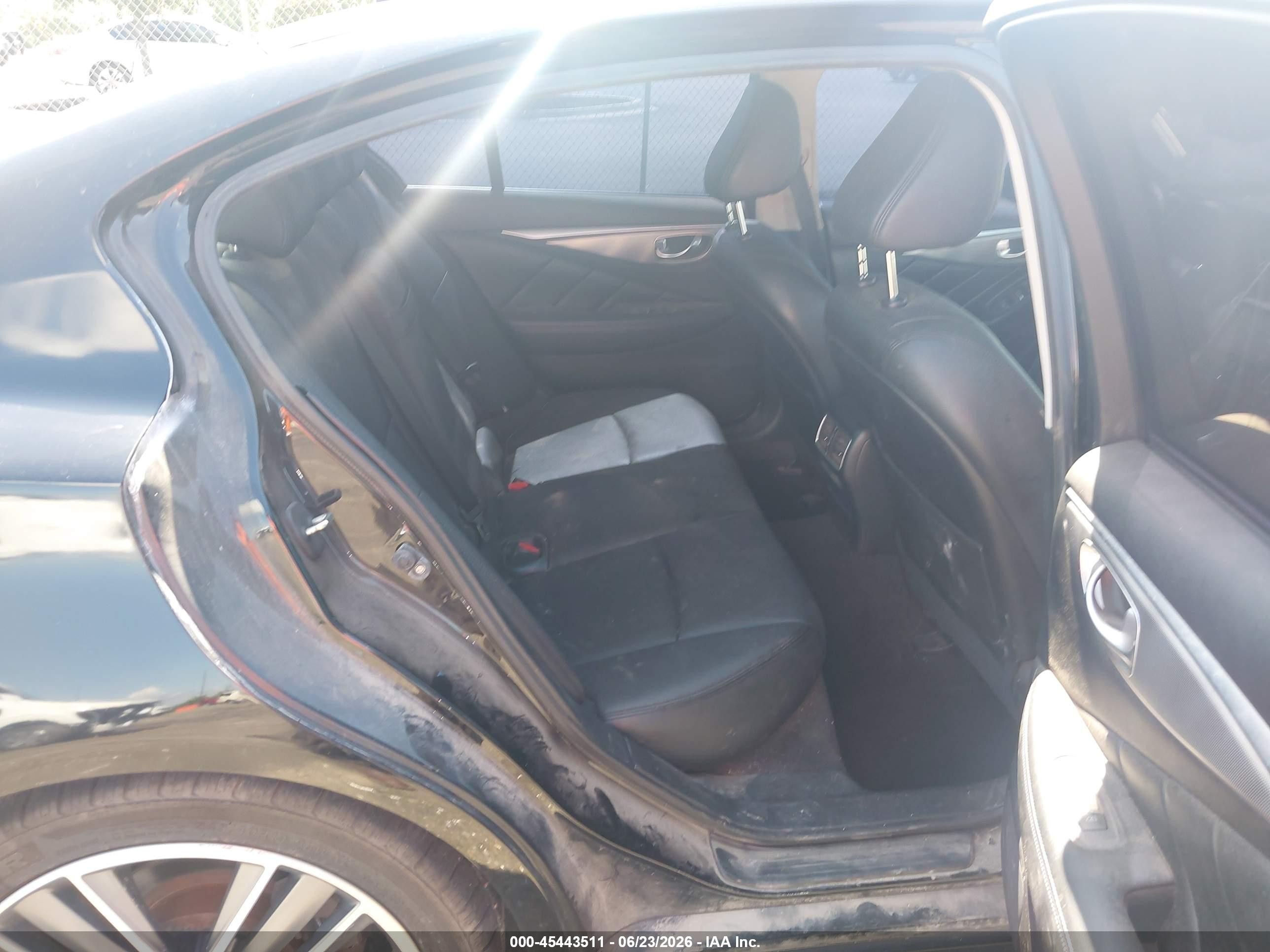 2015 Infiniti Q50 Premium/sport Black vin: JN1BV7AP1FM336498