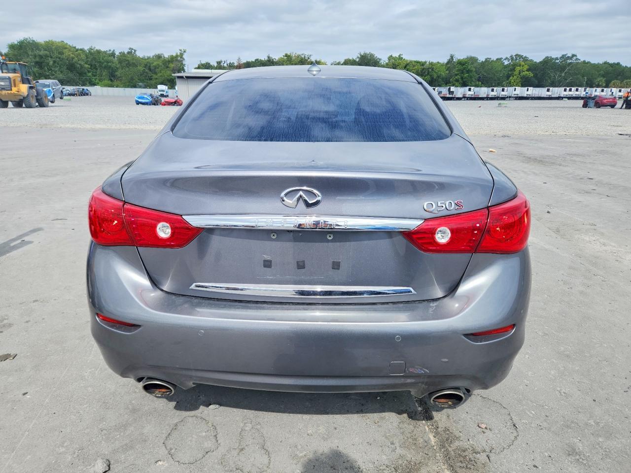 2015 Infiniti Q50 Sport Gray vin: JN1BV7AP1FM336582