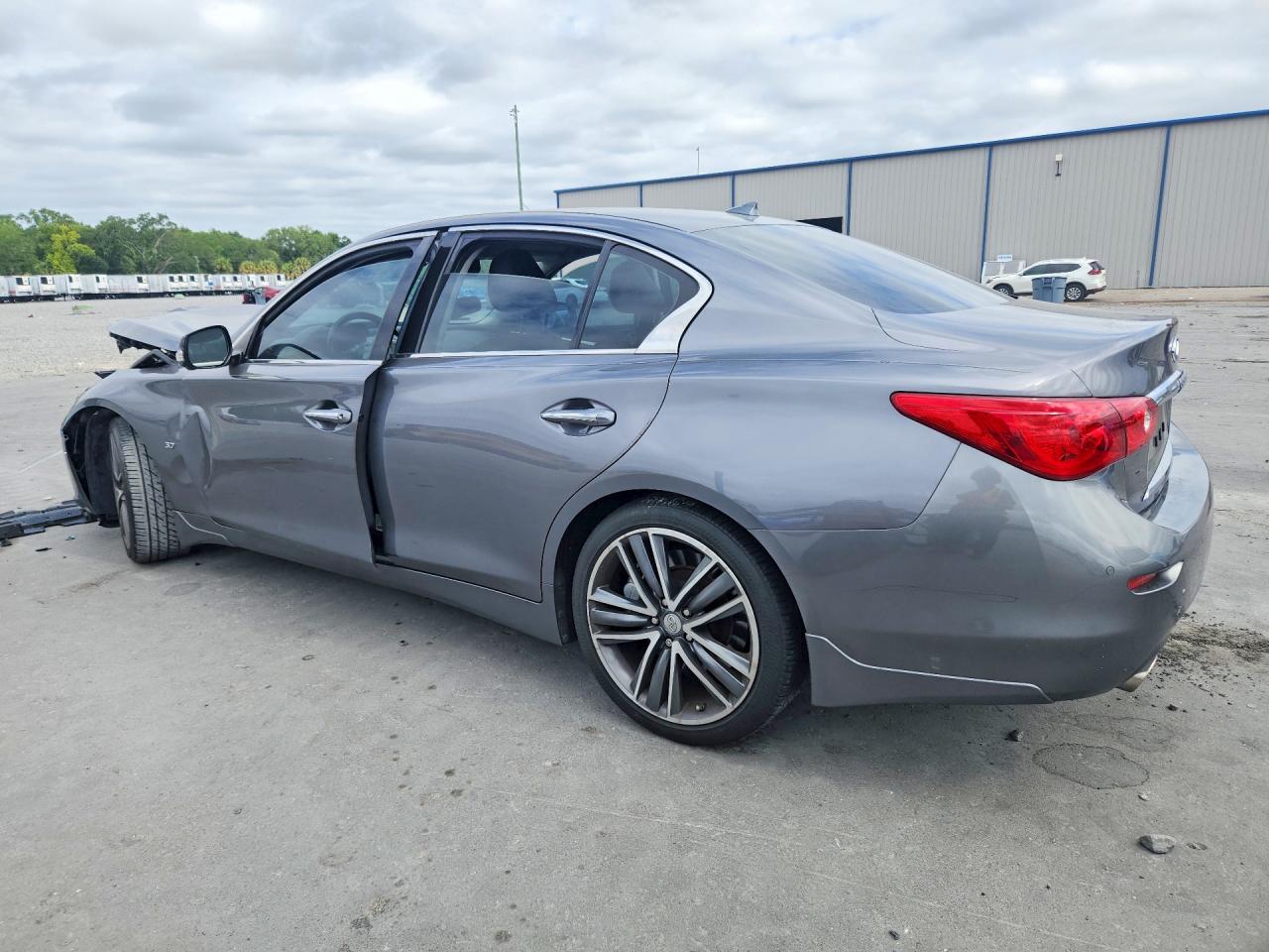 2015 Infiniti Q50 Sport Gray vin: JN1BV7AP1FM336582