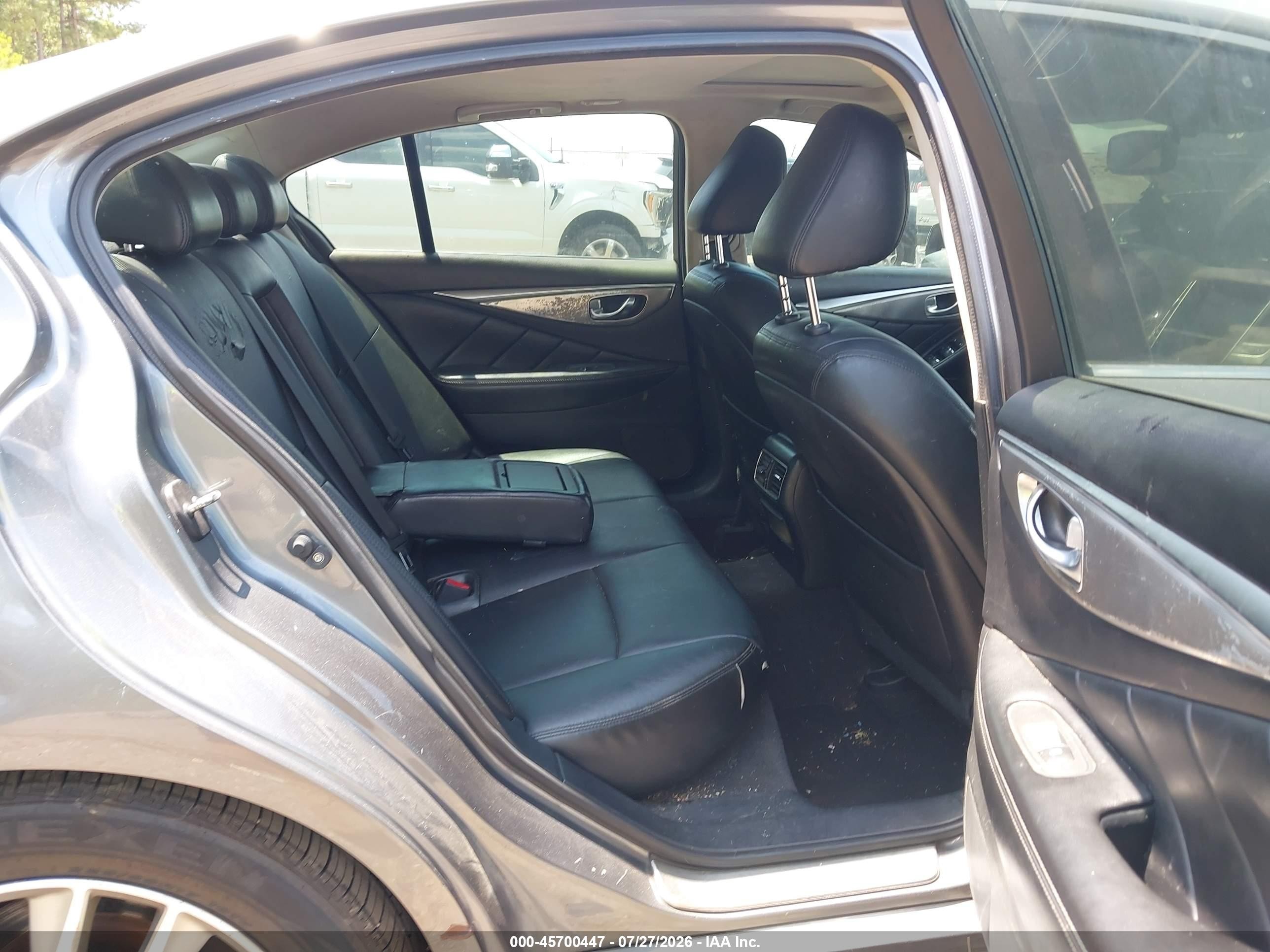 2015 Infiniti Q50 Premium Gray vin: JN1BV7AP1FM339109